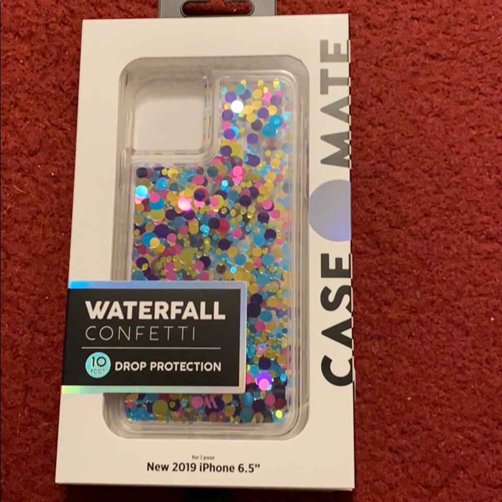 Waterfall confetti iPhone case